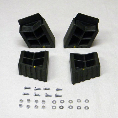 BAUER LADDER Boot Shoe Kit for Bauer Series 352, 367 Two-Way Fiberglass Stepladders 07339